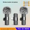 Microfono Lavalier Wireless Quad K9 per Trasmissioni Live Multi-Persona con Riduzione del Rumore AI