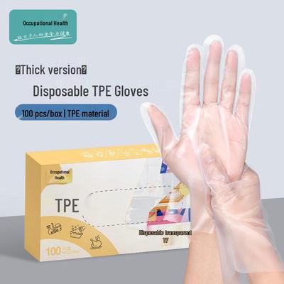 Guanti usa e getta ZISIZ in TPE per uso alimentare