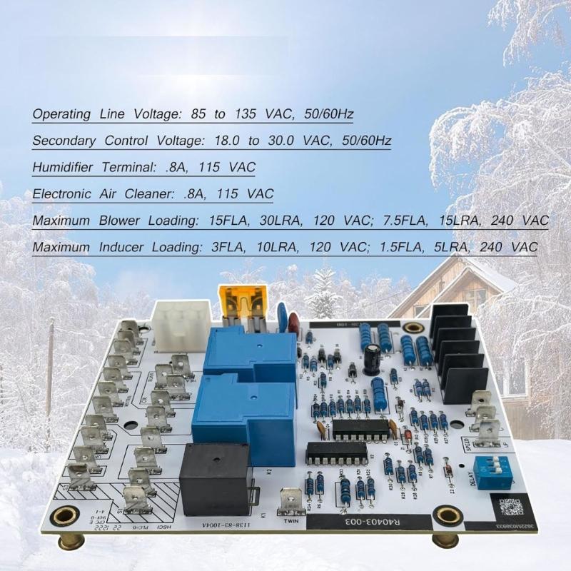 Power Board Mainboard Schaltungssteuerung Stabilität Mainboard Ersatzteil Power Panels Elektronisches Board für Ofenlüfter