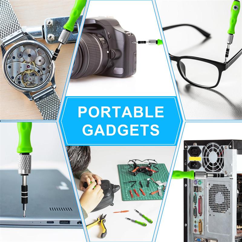 32 in 1 Small Precision Screwdriver Set Magnetic Mini Screwdriver Set Professional Tiny Repair Tool Kit for Watches Laptop