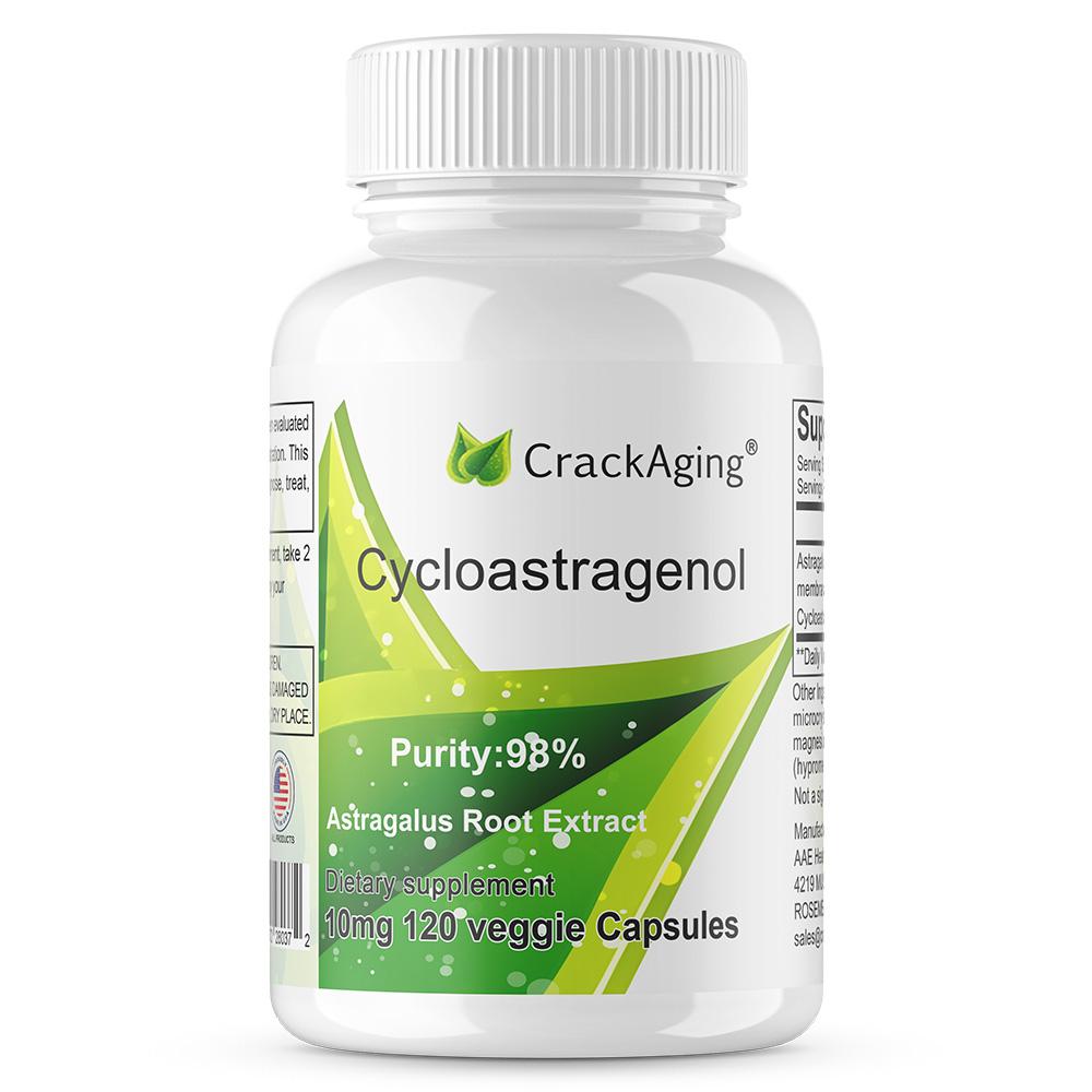 Cycloastragenol 98% Telomere Lengthening Supplements Immune Booster 120 Capsules
