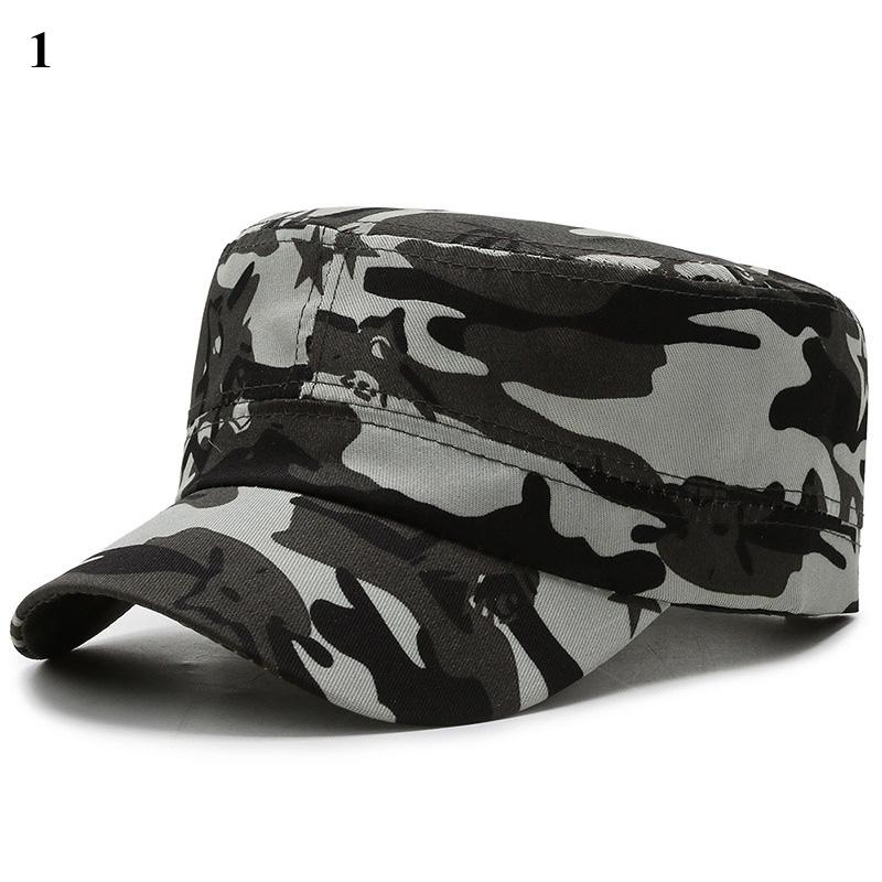 Free Shipping Classic Camouflage Hat Men's Caps Flat Top Baseball Cap Outdoor Sports Hats