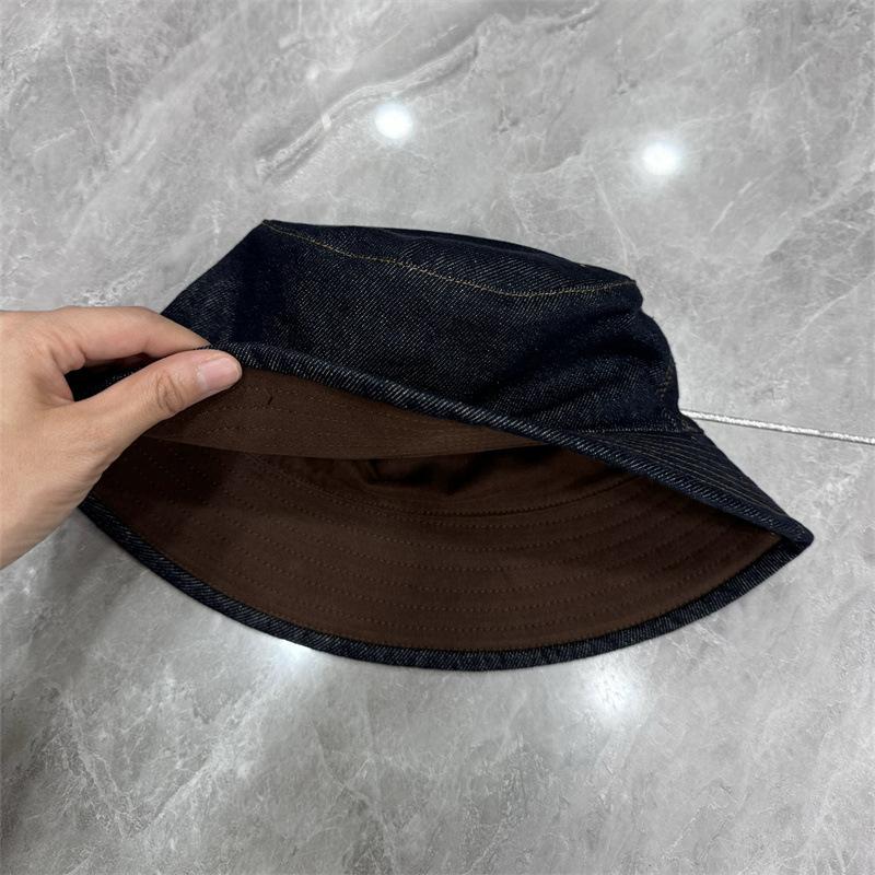 Spring and Summer Double-sided Denim Fisherman's Hat Children's Fashion Casual Versatile and Thin Sunscreen Visor Basin Hat
