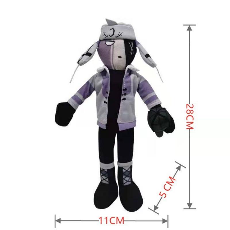 Peluche de Friday Night Funkin Muñeco Relleno de Anime Skid Pump Whitty Figuras Suaves Novio Modelo Espeluznante Niños Niños Fans Regalos