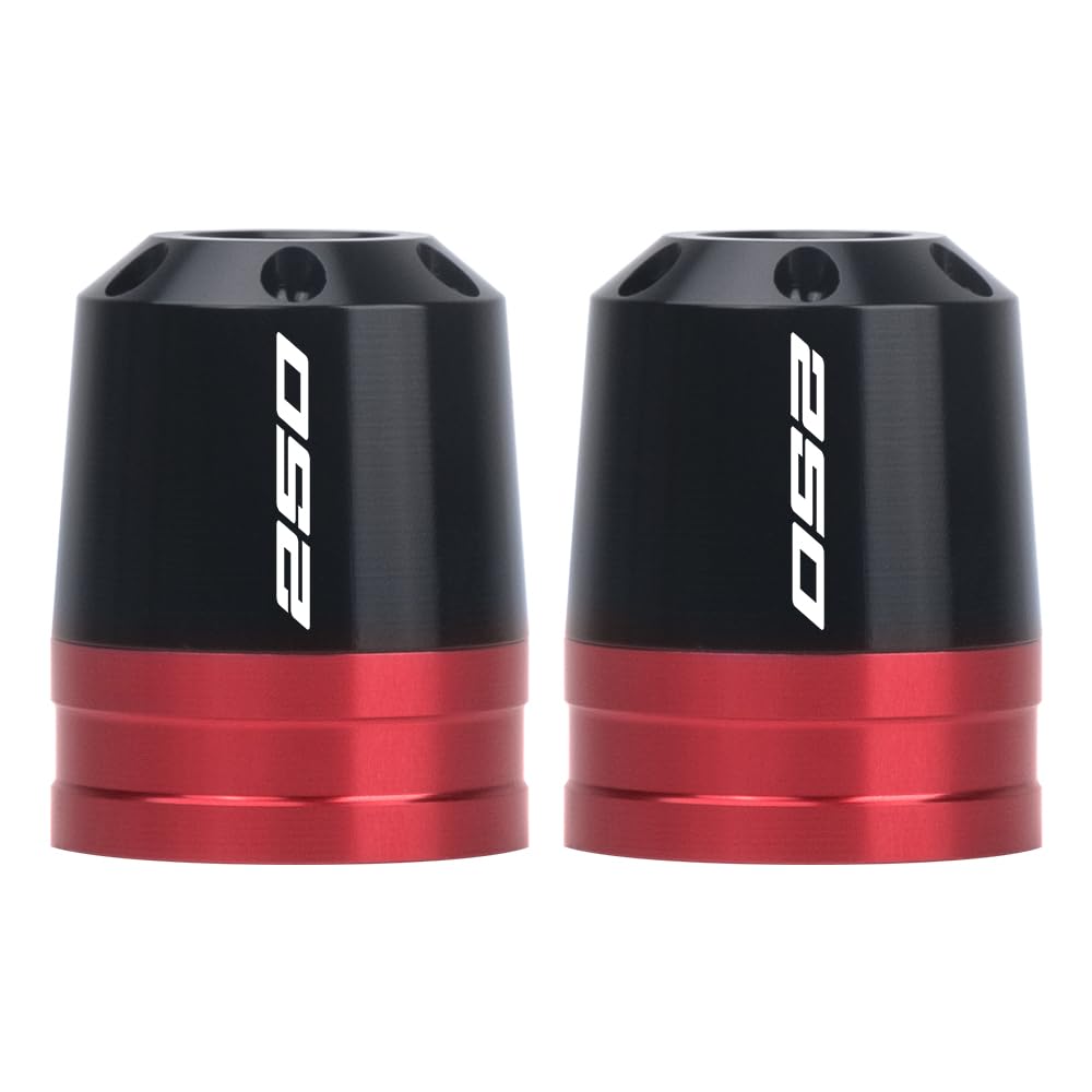 MotHeart Motorcycle Bar End Slider Compatible with Ninja 250 2012-2023 красный