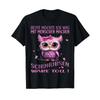 Owl Today I Want To Do Something with People Pushing T Shirt Vintage Washed Soft Stylish Homme Top For Everyday Wear Streetwear