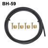 BH59 BH90 Fahrradbremsschlauch MTB Hydraulische Scheibenbremse Kabelrohr 2,5M Fahrradverbinder Einsatz Oliven-Nadel-Set für SHIMANO m395