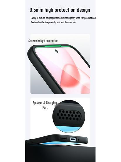 Honor400 Pro Magnetic Airbag Anti-Fall Frosted Phone Case – Overseas Version