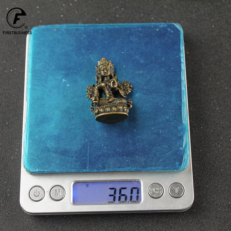Antique Brass Buddha Nepal Statue Home Decorations Craft Accessories for Living Room Copper Tibetan Buddhism Figurines Ornament