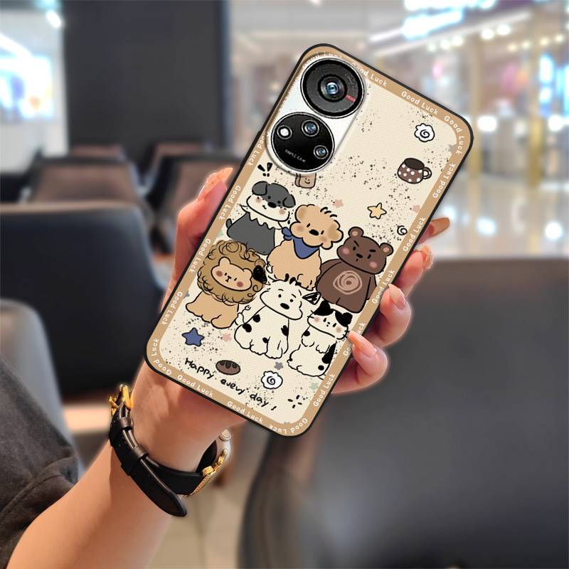 Graffiti Shockproof Phone Case For ZTE Blade V40S/Axon40 SE TPU Full Wrap Protective Anti-dust Back Cover Cute Durable