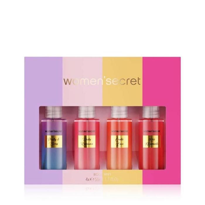 Women's Secret Lot de 4 Brume pour Corps 50ml*4