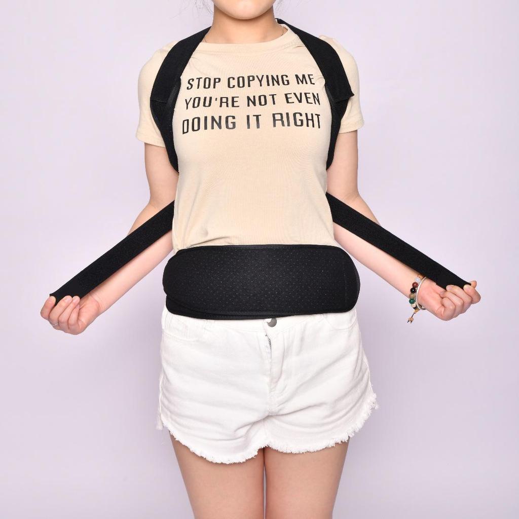 Spine Corrector Back Posture Brace with Spinal Fixation Strap