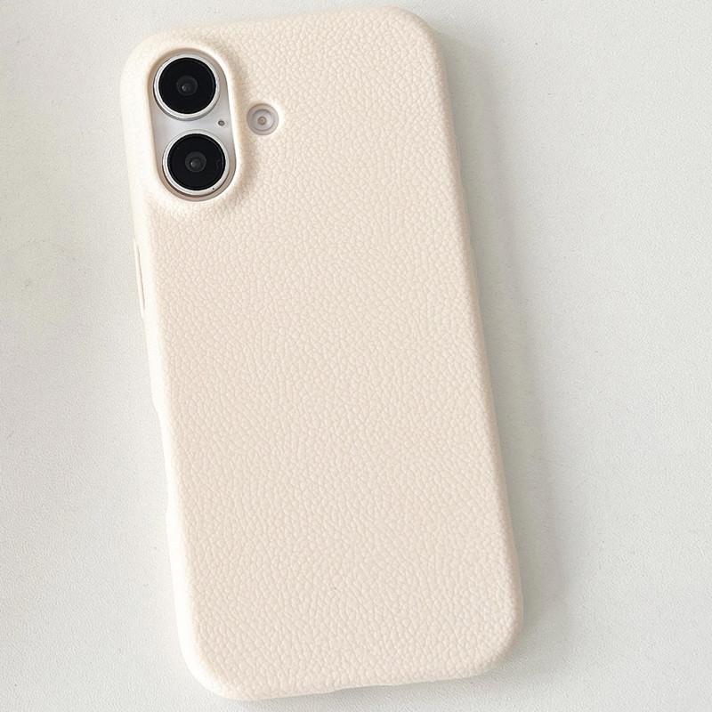 Leather Texture iPhone 17 Case - Compatible with Apple 16 Pro Max, Silicone 15, 14, 13, 12