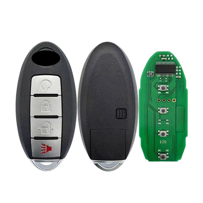 KR5S180144106: Kompatibel mit Nissan X-Trail Fernschlüssel, 4A Chip, 433 MHz, S180144109.