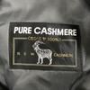 Pure Cashmere 100 Percent Cashmere Stand Collar Coat Outerwear 92A5 Men M-L Dark Gray(USED)