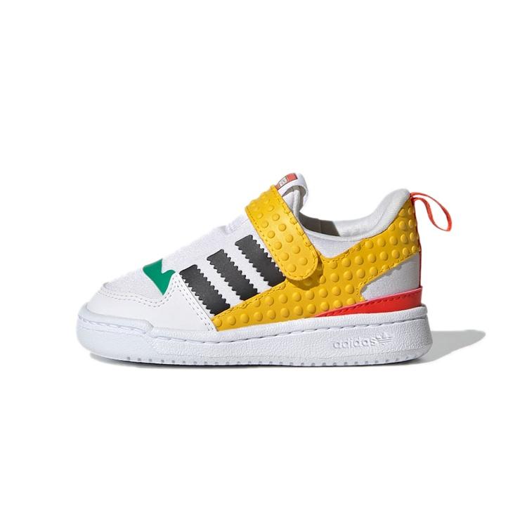(TD) adidas LEGO x Forum 360 White Equipment Yellow Baby Q46515 EU 23