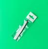 Stainless Steel Eyebrow Tweezers with Sanded Grip in OPP Bag Packaging