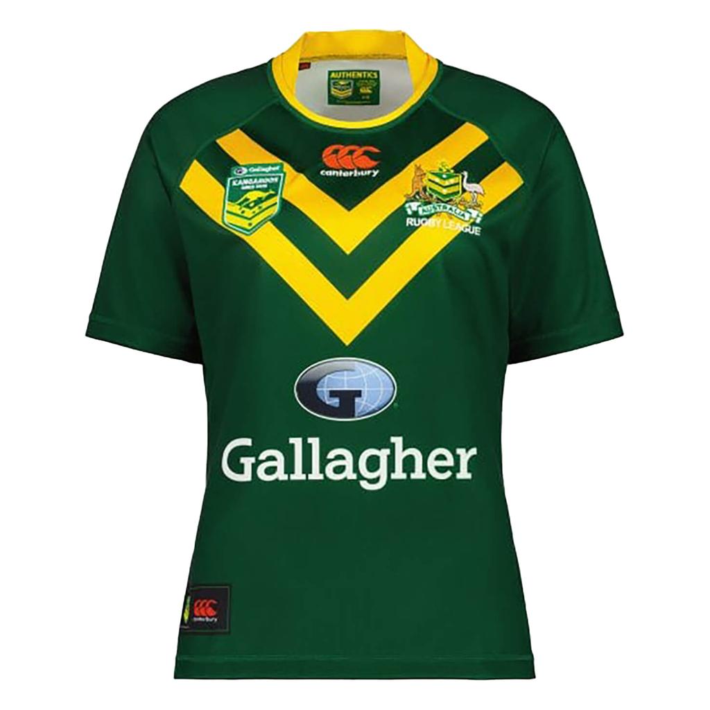 Canterbury Mens Kang Pro Rugby League World Cup Short-Sleeved Jersey