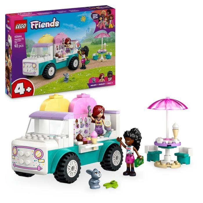 LEGO Friends 42644 Le camion de glaces de Heartlake City - Jeu de construction dès 4 ans