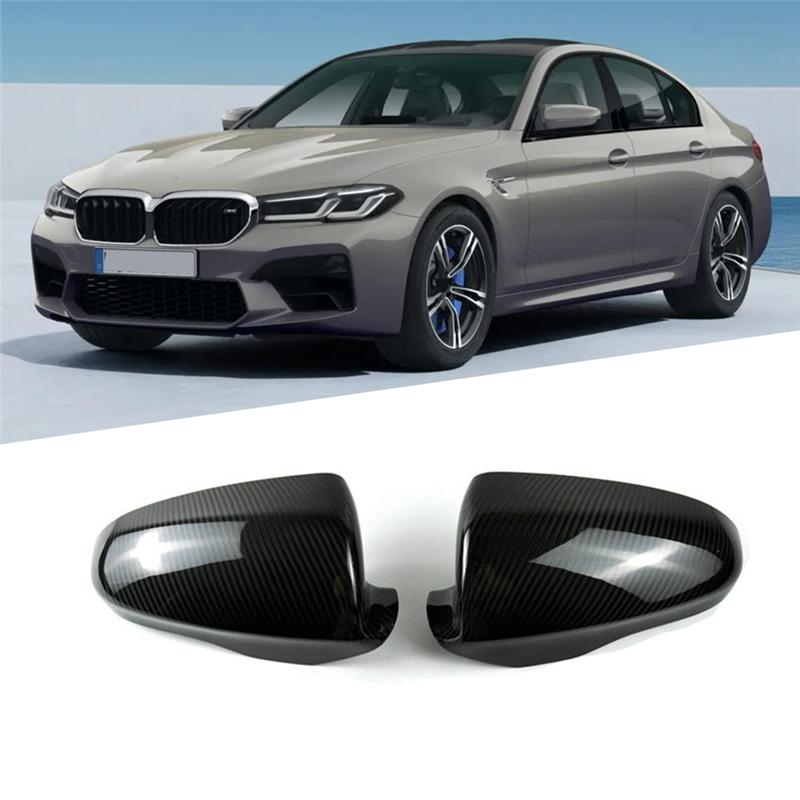 Car Real Carbon Fiber Rear Mirror Cover Shell Cap For BMW M5 F10 2012-2016 Accessories Parts Side Wing Mirror Cover Car Styling