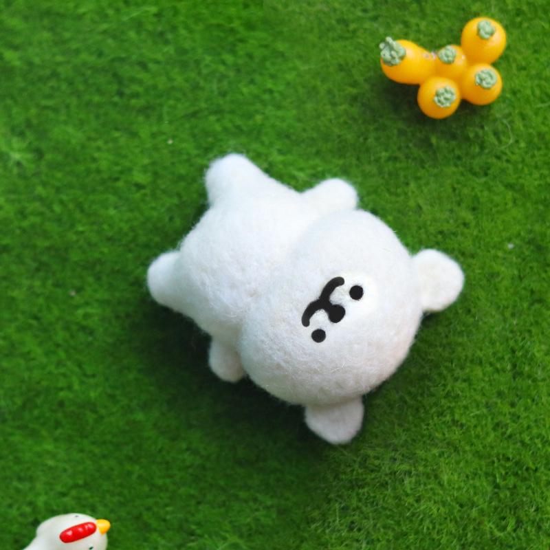 

1 шт. Украшение в виде куклы-щенка, набор материалов для валяния из шерсти, для дома, гостиной, бара, ресторана, настенный декор