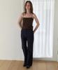 Aente Vintage Boots Cut Pants - Navy