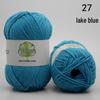 Combed 5-Ply Milk Cotton Yarn for DIY Knitting & Crochet - Medium-Thick Scarf & Blanket Material Pack