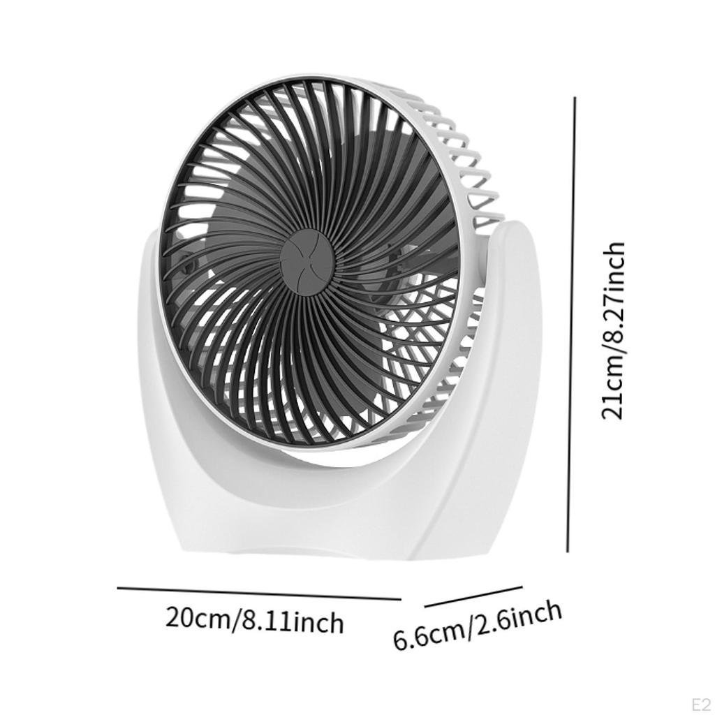 Desk Fan ,Air Cooling ,2 Speed Quiet ,Small Table Mini for Outdoor Home Camping
