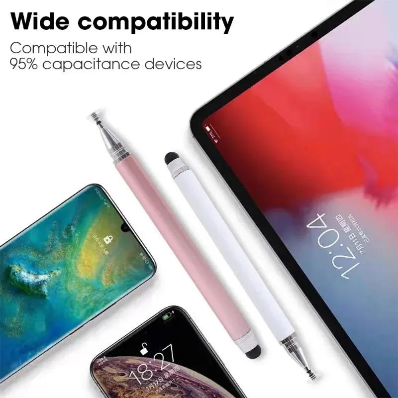 3/1Pcs Smart Tablet Phone Universal 2 in 1 Capacitive Stylus Pen Drawing Pens for iPhone/Android All Capacitive Touch Screens