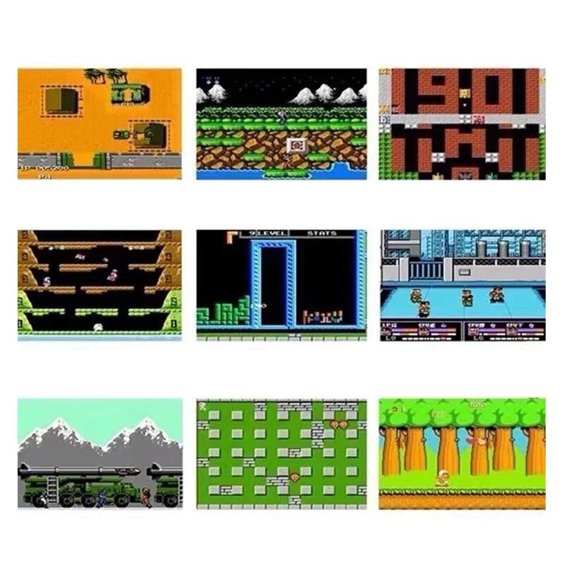 500 in 1 Mini-Handheld-Spieler Tragbare Retro-Videokonsole für Einzel- und Doppelspieler Für Game Boy Emulator Videospiel
