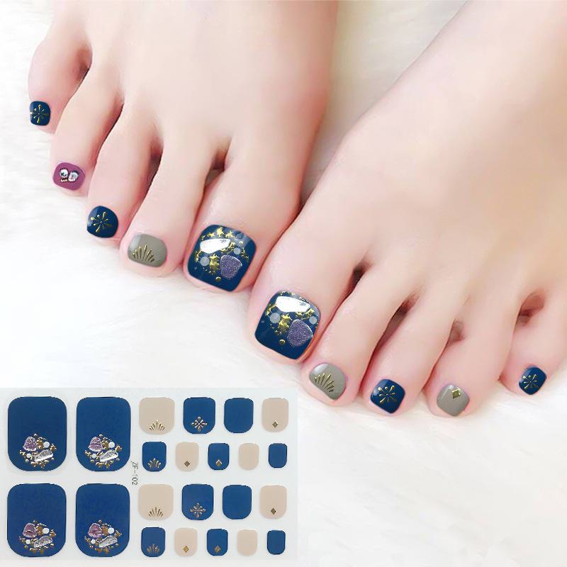 3D Αυτοκόλλητα Νυχιών με Μοτίβο Διαμαντιού: Αδιάβροχο, Μακράς Διάρκειας, Λευκαντικό για Πόδια