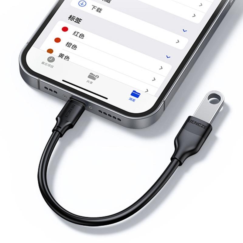 USB C to USB 3.0 OTG Adapter Cable Supports 5V3A 5Gbps Fast Charging and Data Transfer for Phone Pad Laptop Power Cord