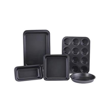 SAIKEYOU 6-Piece Non-stick Carbon Steel Baking Set