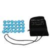 Set di 25 Pietre Runico Cristalline con Scritta Dorata Rune Incise per Decorazione Casa Meditazione Yoga