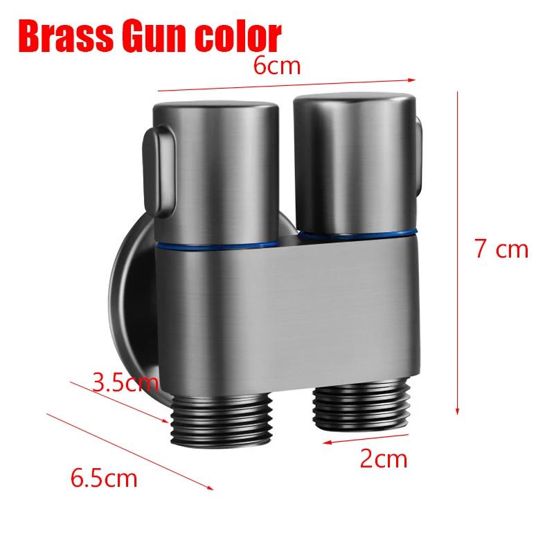 Alloy/Brass Filling Angle Valve Wall Mount Out Water Cleaning Toilet  Accessories Sprayer for Bathroom Accessories Water Stop