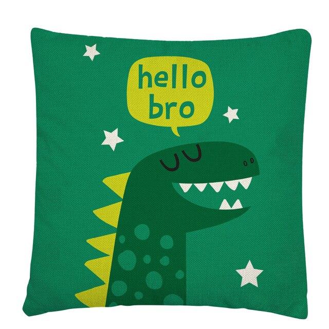 dinosaur shaped pillowcase