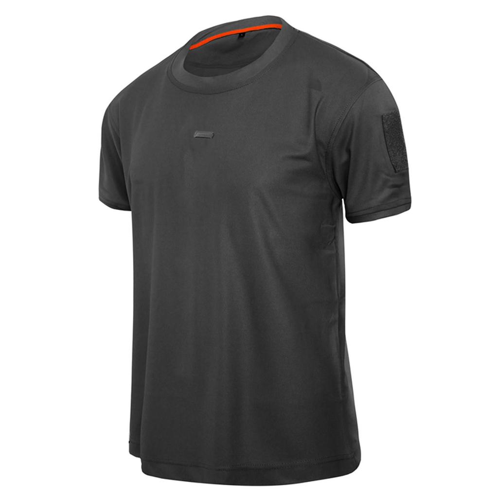 Men Summer Outdoor Breathable Quick-drying Loose Large Size  Short Sleeves