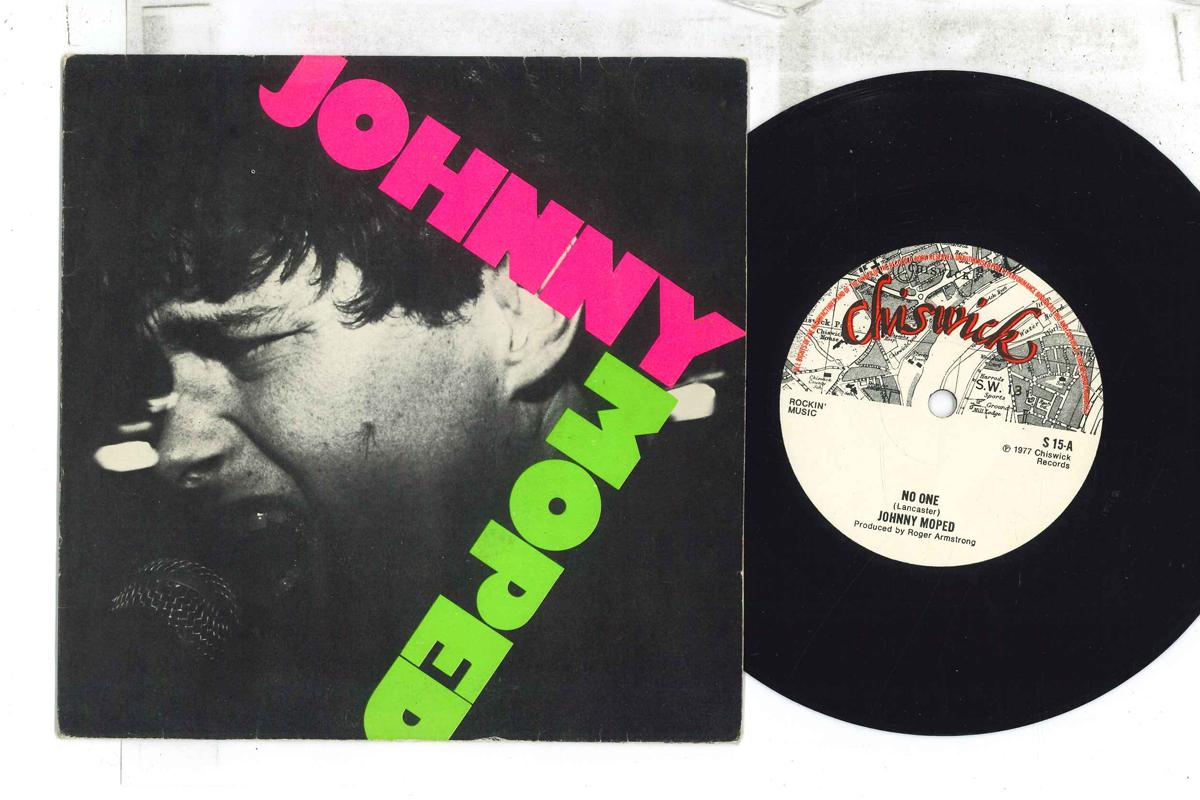 

7inch Record JOHNNY MOPED - No One / Incendiary Device S15 CHISWICK 1977 UK Rock Used