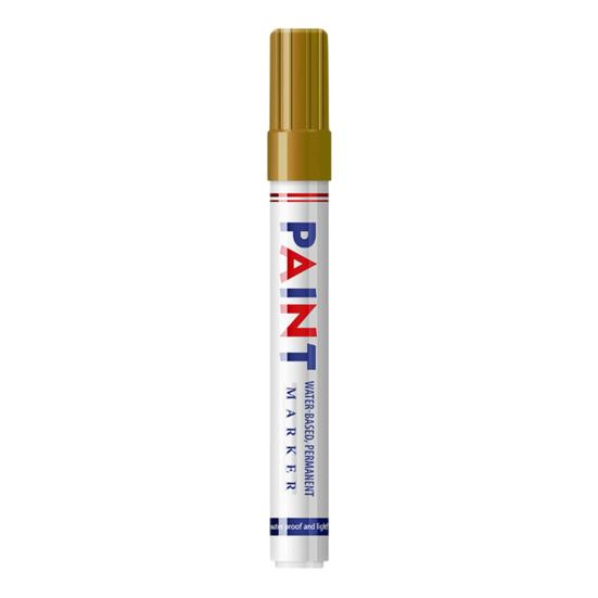 Marcador de Tinta de Grande Capacidade para Retoque de Carro Impermeável Resistente ao Desbotamento Caneta à Base de Óleo para Metal Pneu Madeira Secagem Rápida Caneta de Reparo para Inscrição em Pedra