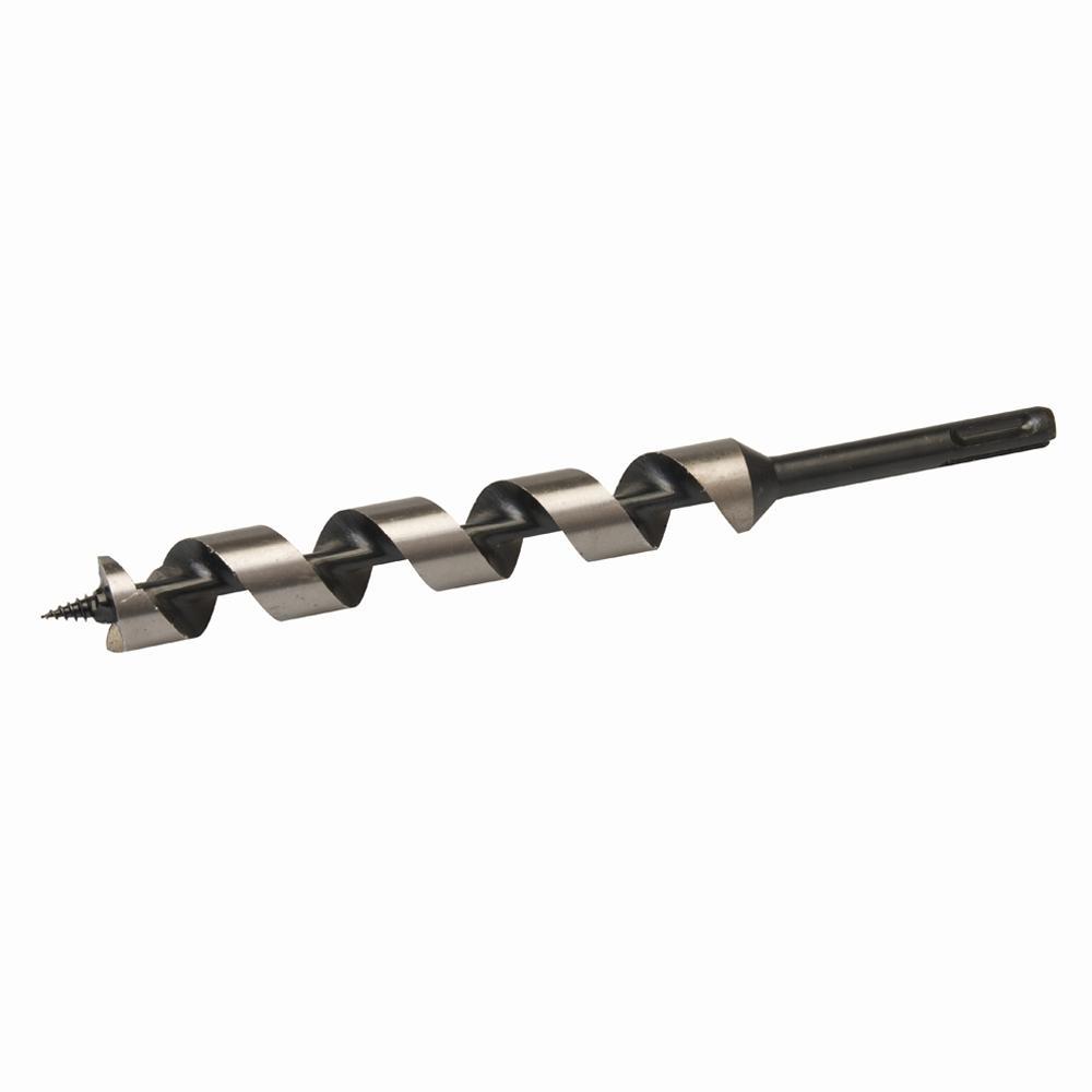 Mèche Hélicoïdale Acier HSS D.24 X 520 Mm - Queue 6 Pans, Pour Charpente Et Perçage Profond