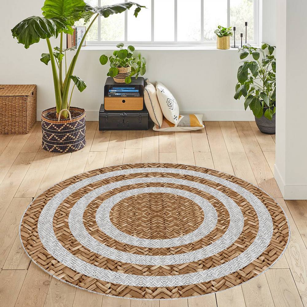 

Mosimoso Home RC1357 Ковер с принтом на подошве в горошек 100x100 cm
