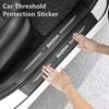 WMZW4 Carbon Fibre Car Door Sill Threshold Bumper Protector Sticker For Skoda Octavia 2 A7 A5 Rapid Fabia Yeti Superb SCALA Accessorie