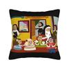 Las Meninas Velazquez Menina Pillowcase Printed Fabric Cushion Cover Decorations Cute Chibi Art Throw Pillow Case Cover Zippered