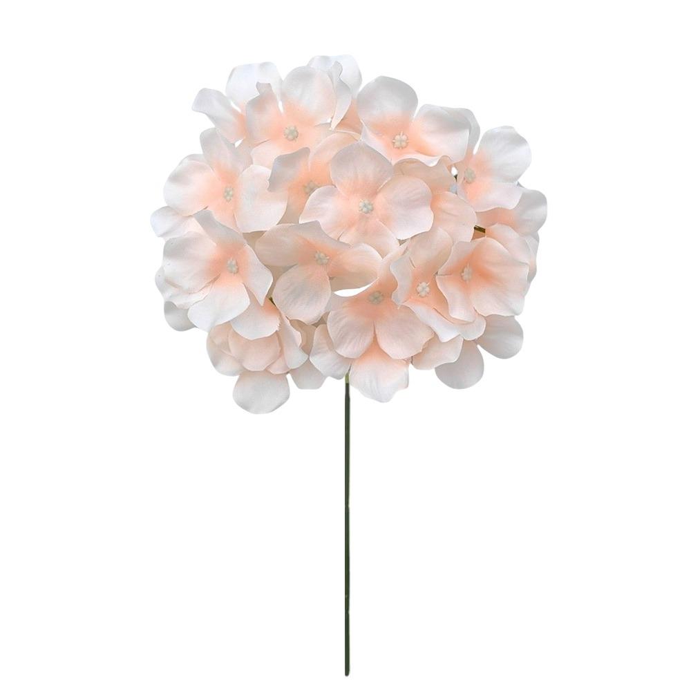 Dyed Edged Fake Flower Ball With Stem Simulation Flowers Artificial Flowers  Valentine's Day Gift