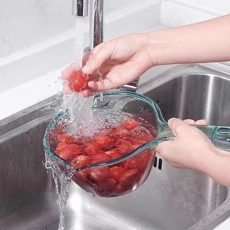 Grande Écope à Eau Durable à Long Manche pour Bain et Cuisine