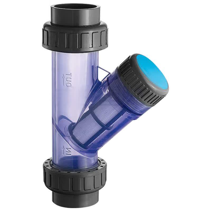 UPVC Transparent Y-Type Quick-Connect Water Filter