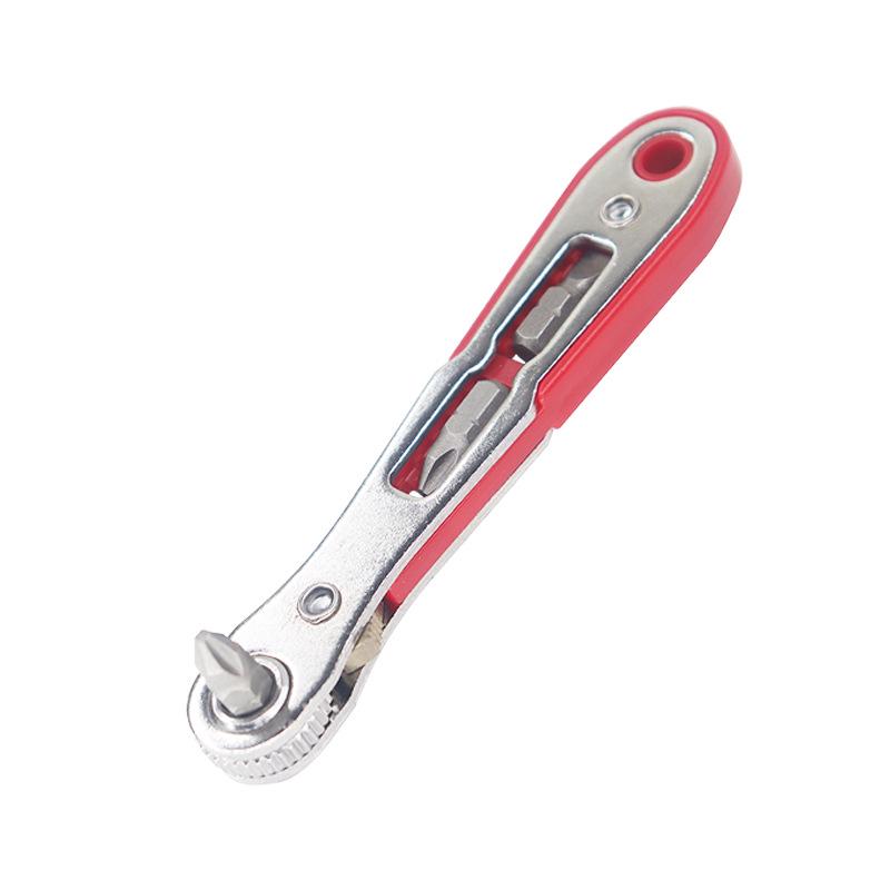 Ultra-Thin Mini Ratchet Wrench & Right-Angle Screwdriver for Tight Spaces