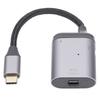 JORINDO Type C to Mini DisplayPort Adapter Type C to DP Converter with Power Port and Type C Data Port