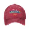 Let It Gogh Funny Vincent Van Gogh Starry Night Unstructured Baseball Cap Painting Distressed Washed Hat Adjustable Headwear