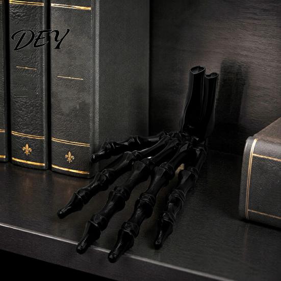 Skeleton Hand Dek Decor 3D Printed Figurine, Spooky Bone Statue for Desktop Sculpture Halloween Party, Gothic Model, Desk Figurine